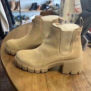 Tan Suede Ankle Boots